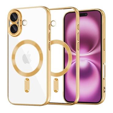 Tok Techsuit "Luxury Crystal MagSafe" iPhone 16 Pluskészülékhez - arany