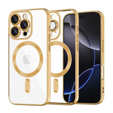 Tok Techsuit "Luxury Crystal MagSafe" iPhone 16 Pro Max készülékhez - arany