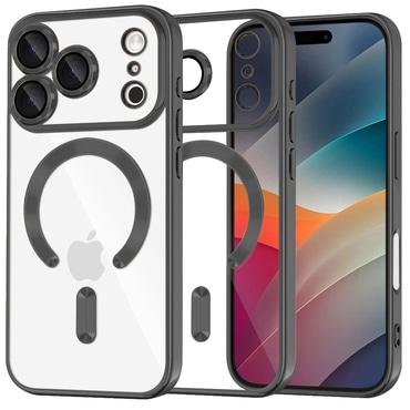 Tok Techsuit "Luxury Crystal MagSafe" iPhone 17 Pro Max készülékhez - fekete