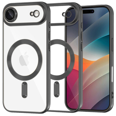 Tok Techsuit "Luxury Crystal MagSafe" iPhone Air készülékhez - fekete