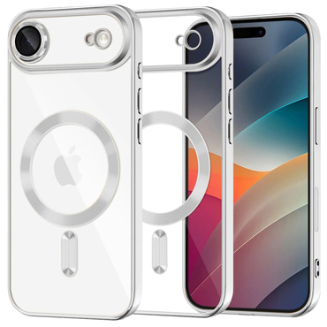 Tok Techsuit "Luxury Crystal MagSafe" iPhone Air készülékhez - ezüst