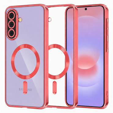 Tok Techsuit "Luxury Crystal MagSafe" Samsung Galaxy A37 készülékhez - piros