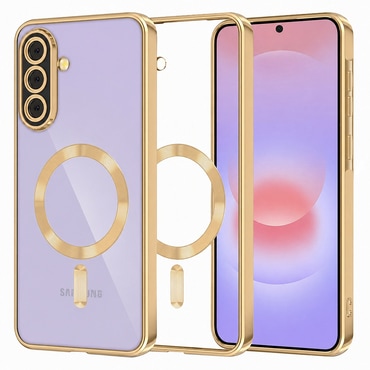 Tok Techsuit "Luxury Crystal MagSafe" Samsung Galaxy A37 készülékhez - arany