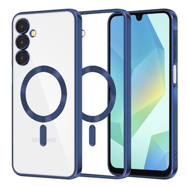 Tok Techsuit "Luxury Crystal MagSafe" Samsung Galaxy A16 4G / Galaxy A16 5G készülékhez - sötétkék