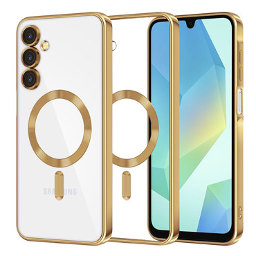 Tok Techsuit "Luxury Crystal MagSafe" Samsung Galaxy A16 4G / Galaxy A16 5G készülékhez - arany