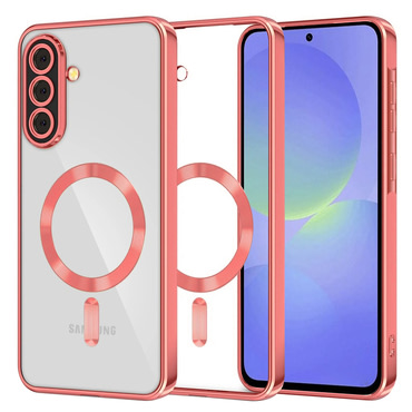 Tok Techsuit "Luxury Crystal MagSafe" Samsung Galaxy A36 / Galaxy A56 készülékhez - piros