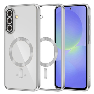 Tok Techsuit "Luxury Crystal MagSafe" Samsung Galaxy A36 / Galaxy A56 készülékhez - ezüst