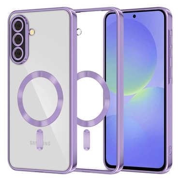 Tok Techsuit "Luxury Crystal MagSafe" Samsung Galaxy A36 / Galaxy A56 készülékhez - világoslila