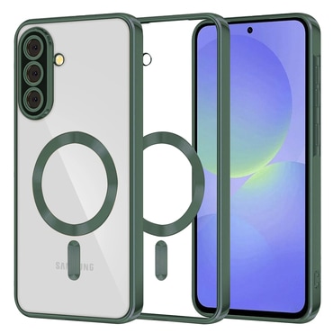 Tok Techsuit "Luxury Crystal MagSafe" Samsung Galaxy A36 / Galaxy A56 készülékhez - sötétzöld
