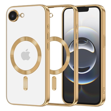 Tok Techsuit "Luxury Crystal MagSafe" iPhone 16e / 17e készülékhez - arany