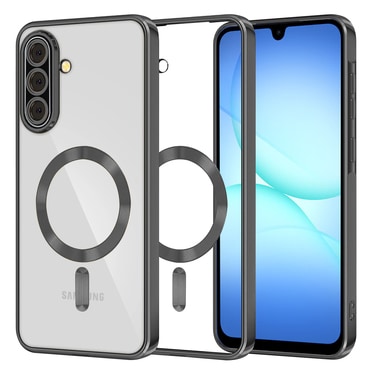 Tok Techsuit "Luxury Crystal MagSafe" Samsung Galaxy A17 4G / A17 5G készülékhez - fekete