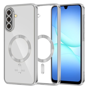 Tok Techsuit "Luxury Crystal MagSafe" Samsung Galaxy A17 4G / A17 5G készülékhez - ezüst