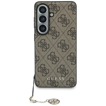 Tok Guess "Hardcase 4G Classic Logo Charm" Samsung Galaxy S26 készülékhez - brown