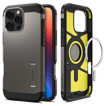 Tok Spigen "Tough Armor Mag" iPhone 16 Pro készülékekhez - gunmetal