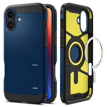 Tok Spigen "Tough Armor Mag" iPhone 16 készülékekhez - Navy Blue