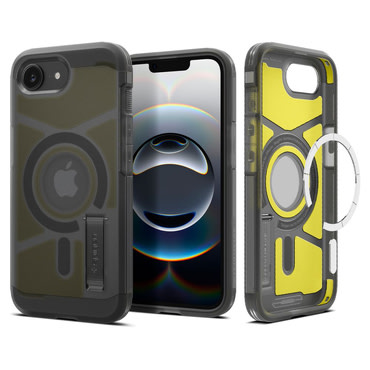 Tok Spigen "Tough Armor Mag" iPhone 16e / 17e készülékekhez - Frost Black