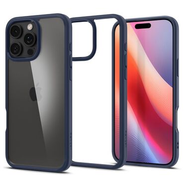 Tok Spigen "Ultra Hybrid" iPhone 16 Pro készülékekhez - Navy Blue