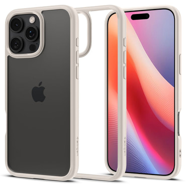 Tok Spigen "Ultra Hybrid" iPhone 16 Pro Max készülékekhez - natural titanium