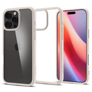 Tok Spigen "Ultra Hybrid" iPhone 16 Pro készülékekhez - natural titanium