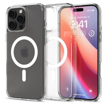 Tok Spigen "Ultra Hybrid Mag" iPhone 16 Pro készülékekhez - frost clear