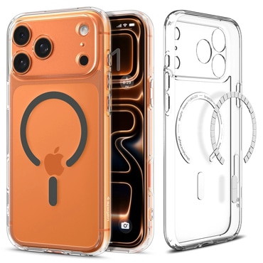 Tok Spigen "Ultra Hybrid Mag" iPhone 17 Pro készülékekhez - clear/graphite