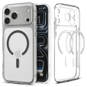 Tok Spigen "Ultra Hybrid Mag" iPhone 17 Pro Max készülékekhez - clear/graphite
