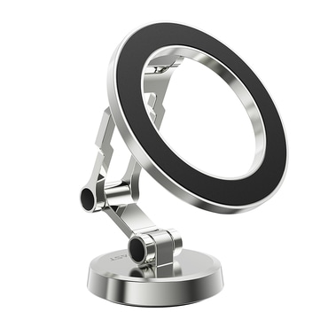 Autós tartó Acefast "D20" mágneses gyűrűvel, 360°-os forgatással és állíthatósággal - silver