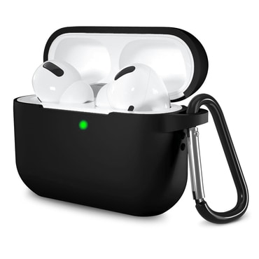 Silikon tok Techsuit AirPods Pro 1 / 2 készülékhez - fekete