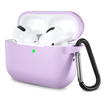Silikon tok Techsuit AirPods Pro 1 / 2 készülékhez - lila