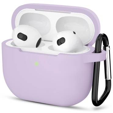 Silikon tok Techsuit Apple AirPods 3 készülékhez - lila