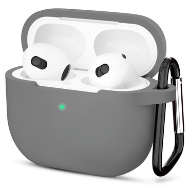 Silikon tok Techsuit Apple AirPods 3 készülékhez - szürke