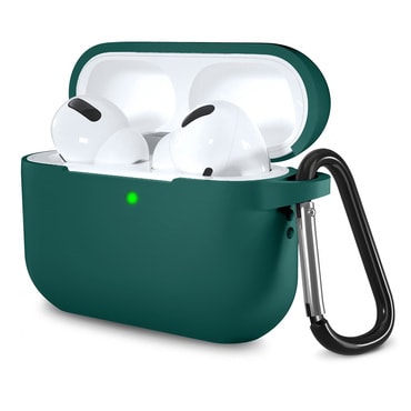 Silikon tok Techsuit AirPods Pro 1 / 2 készülékhez - sötétzöld
