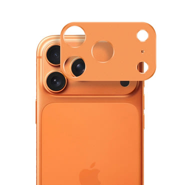 Full body üvegfólia hátsó kamerára zadnjo kamero za iPhone 17 Pro készülékekhez - narancssárga