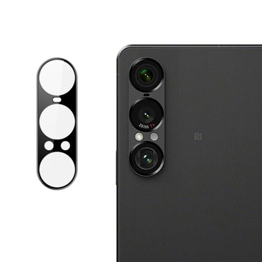 Full body üvegfólia hátsó kamerára zadnjo kamero za Sony Xperia 1 VII készülékekhez - fekete