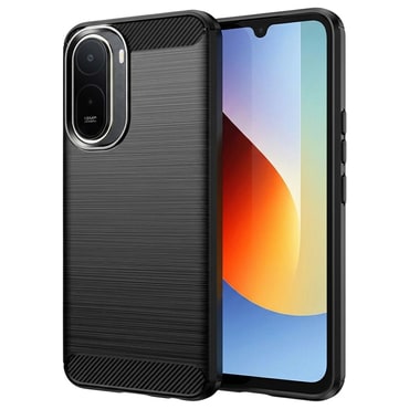 TPU gél tok "Brushed Carbon" Xiaomi Redmi A7 Pro készülékekhez - fekete