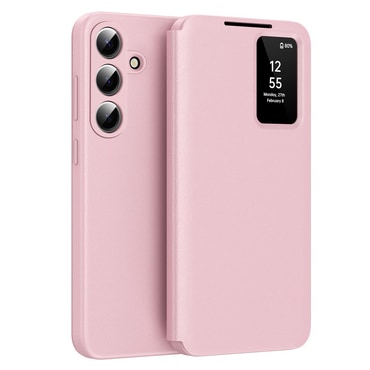 Nyitható tok Techsuit "SmartView" Samsung Galaxy S26 készülékekhez - pink