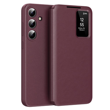 Nyitható tok Techsuit "SmartView" Samsung Galaxy S26 Plus készülékekhez - red