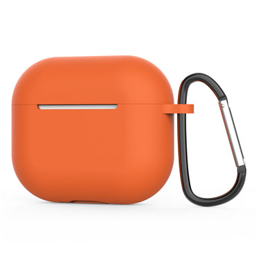 Silikon tok Techsuit AirPods 4 készülékhez - narancssárga