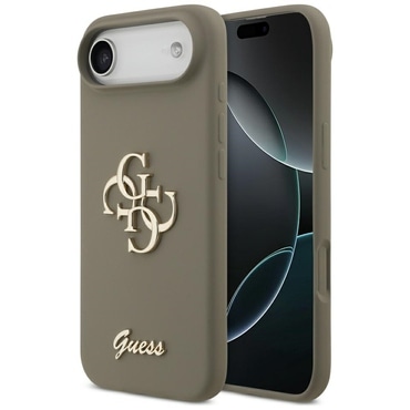 Tok Guess "Silicone Big 4G Script" iPhone Air készülékhez - brown