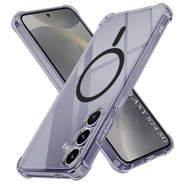 Hibrid tok Techsuit "Shockproof MagSafe" Samsung Galaxy S24 készülékekhez - smoke black