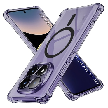 Hibrid tok Techsuit "Shockproof MagSafe" Xiaomi Redmi Note 14 Pro Plus 5G készülékekhez - smoke black