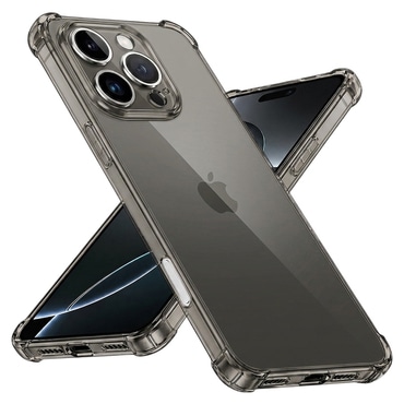 TPU gél tok Techsuit "Shockproof" iPhone 16 Pro készülékhez - smoke black