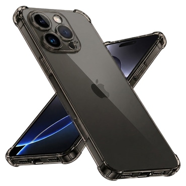 TPU gél tok Techsuit "Shockproof" iPhone 16 Pro Max készülékhez - smoke black