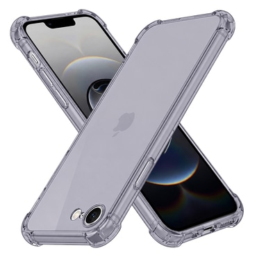 TPU gél tok Techsuit "Shockproof" iPhone 16e / 17e készülékhez - smoke black