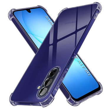 TPU gél tok Techsuit "Shockproof" Samsung Galaxy A17 4G / 5G készülékhez - smoke black