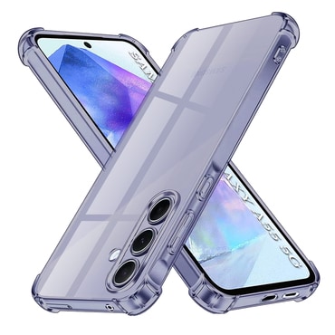 TPU gél tok Techsuit "Shockproof" Samsung Galaxy A55 készülékhez - smoke black