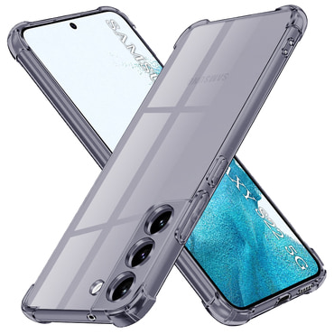 TPU gél tok Techsuit "Shockproof" Samsung Galaxy S22 készülékhez - smoke black