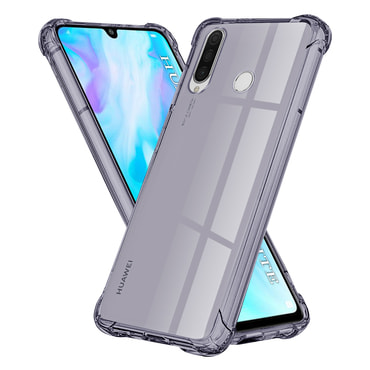TPU gél tok Techsuit "Shockproof" Huawei P30 Lite készülékhez - smoke black