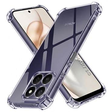 TPU gél tok Techsuit "Shockproof" Honor 400 Smart / X7d 4G / 400 Smart 4G készülékhez - smoke black