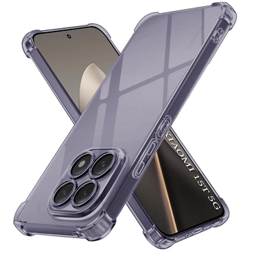 TPU gél tok Techsuit "Shockproof" Xiaomi 15T készülékhez - smoke black